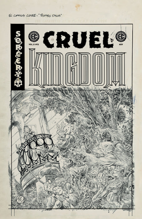 EC Cruel Kingdom 2 #3 Cover D Tom Fowler B&W Artists Edition 1:20 Var