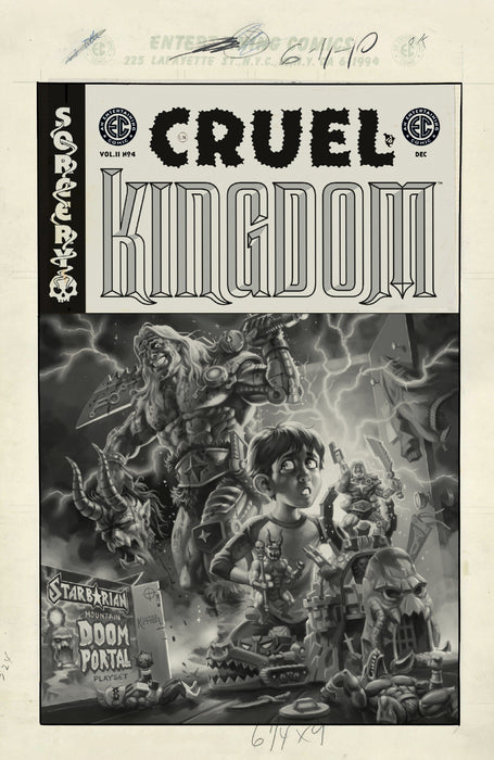 EC Cruel Kingdom 2 #4 Cover D Lukas Ketner B&W Artist Edition 1:20 Var