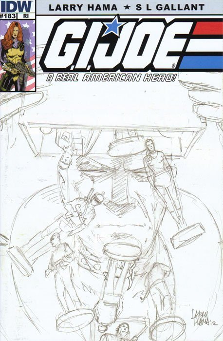 G.I. Joe: A Real American Hero (2010) #183 (1:10 Sketch Variant)