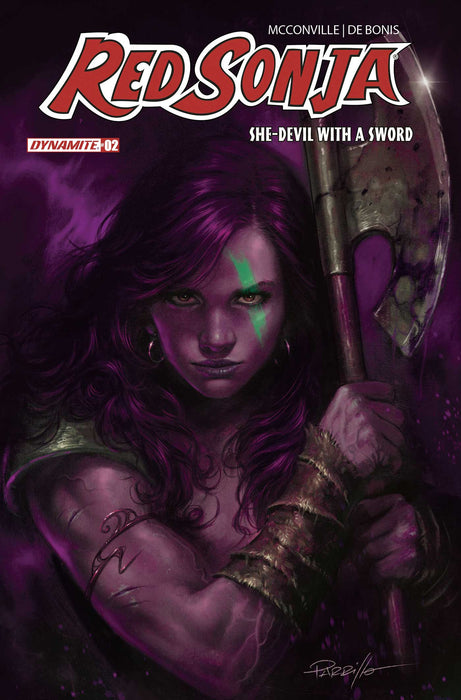 RED SONJA SHE DEVIL WITH A SWORD #2 CVR M LUCIO PARRILLO ULTRAVIOLET VAR