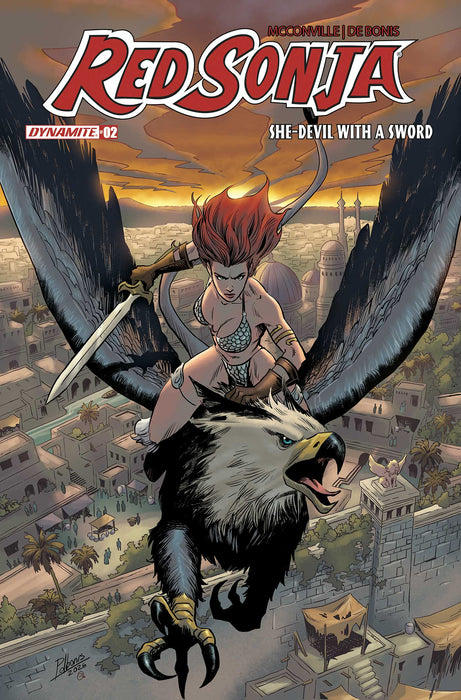 RED SONJA SHE DEVIL WITH A SWORD #2 CVR P PABLO DE BONIS ABSOLUTE HOMAGE VAR