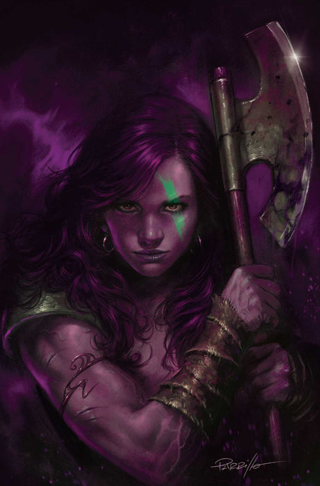 RED SONJA SHE DEVIL WITH A SWORD #2 CVR Q INC 1:7 LUCIO PARRILLO ULTRAVIOLET VIRGIN VAR