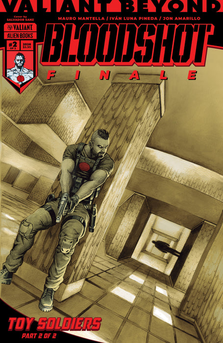 Valiant Beyond: Bloodshot #8--Toy Soldiers #2 Finale Cover A (Sanz)