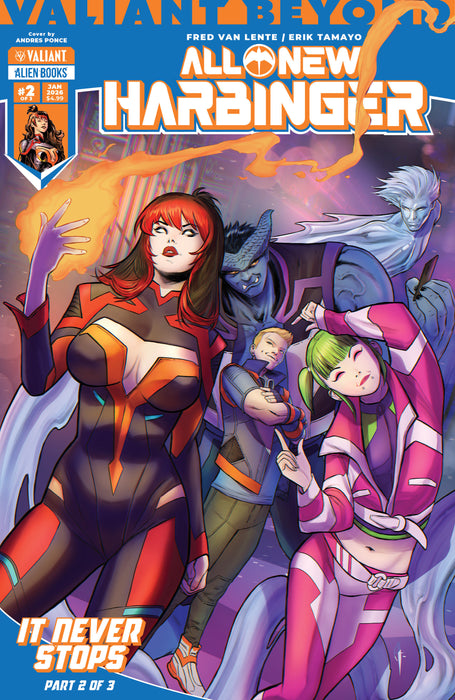 Valiant Beyond: All-New Harbinger #5--It Never Stops #2 Cover A (Ponce)