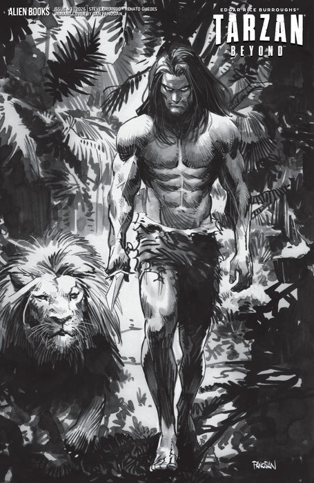 Tarzan Beyond #3 Variant D (Panosian B&W)