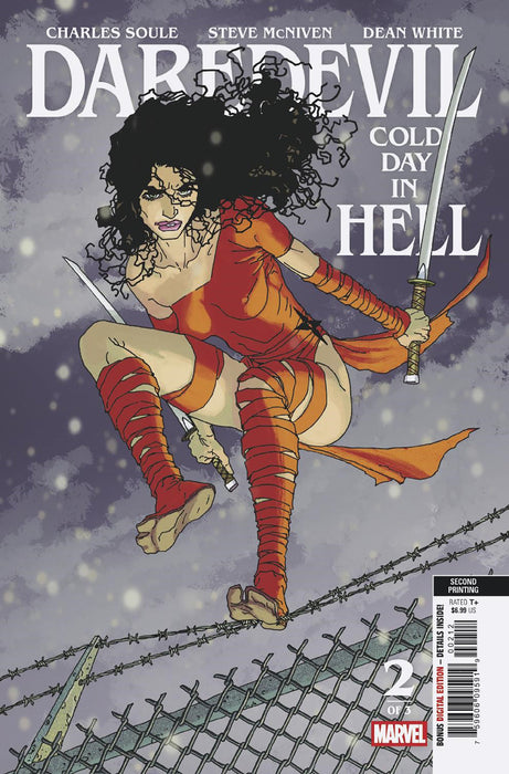 DAREDEVIL: COLD DAY IN HELL #2 STEVE MCNIVEN 2ND PRINTING VARIANT
