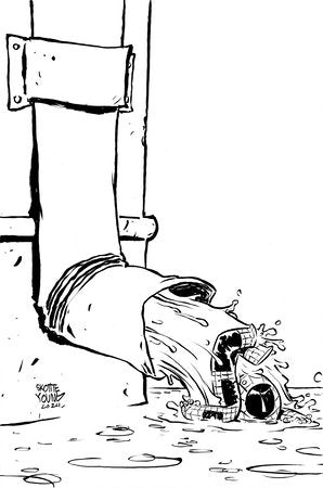 AMAZING SPIDER-MAN #66 1:100 SKOTTIE YOUNG 8 DEATHS OF SPIDER-MAN BLACK AND WHITE VIRGIN VARIANT