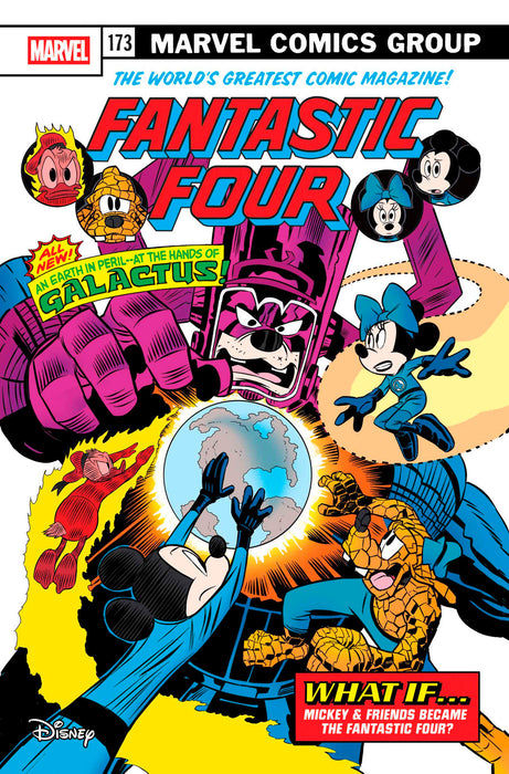 FANTASTIC FOUR (2022) #31 CLAUDIO SCIARRONE DISNEY WHAT IF? FANTASTIC FOUR HOMAGE VARIANT [DOOM]
