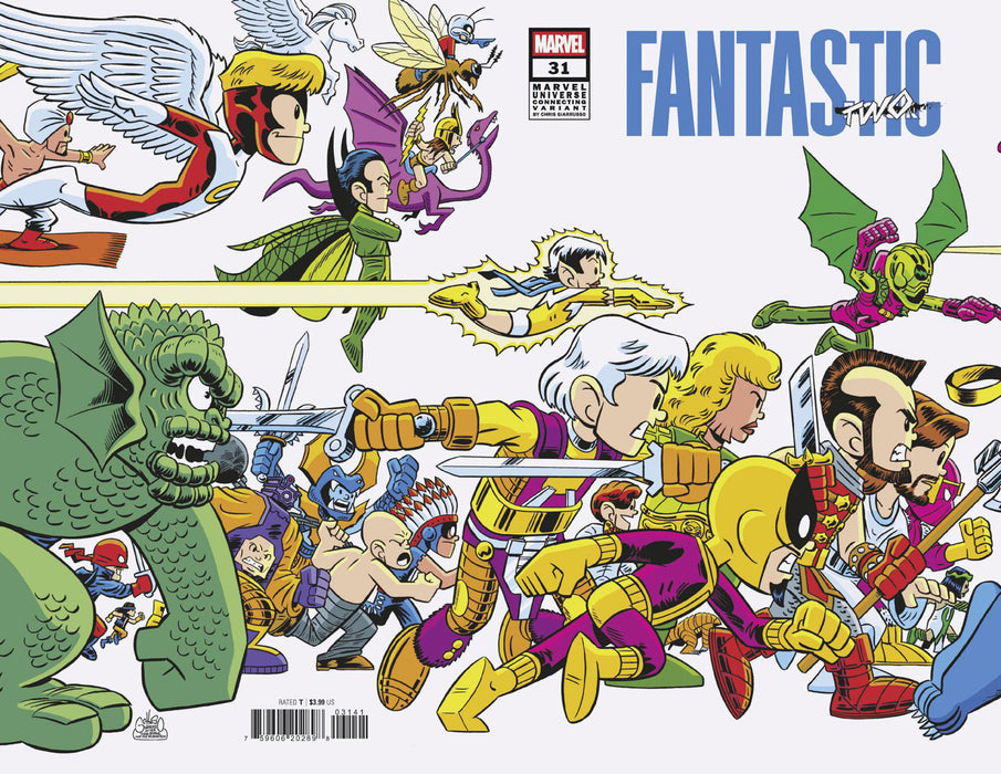 FANTASTIC FOUR (2022) #31 CHRIS GIARRUSSO MARVEL UNIVERSE CONNECTING VARIANT A [DOOM]