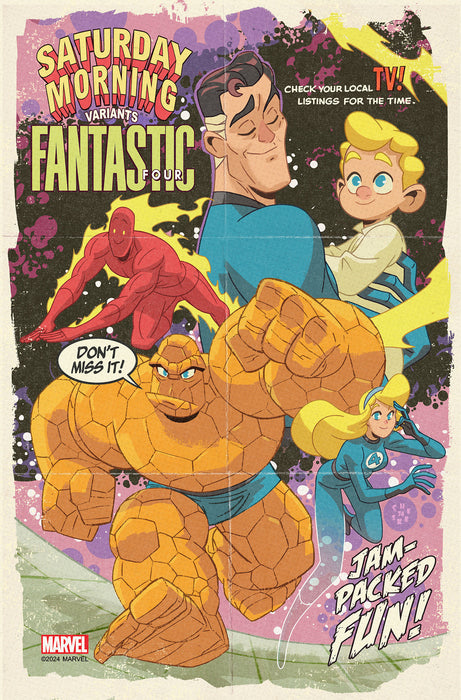 FANTASTIC FOUR (2022) #33 SEAN GALLOWAY SATURDAY MORNING VARIANT [DOOM]