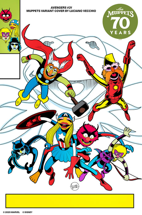 AVENGERS (2023) #31 LUCIANO VECCHIO MUPPETS VARIANT