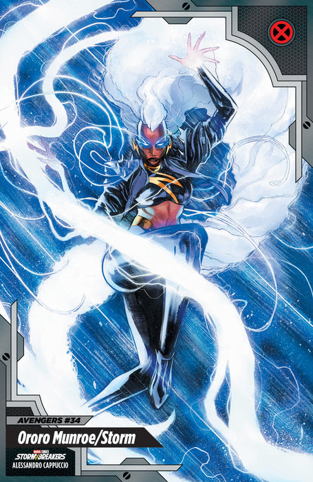 AVENGERS (2023) #34 ALESSANDRO CAPPUCCIO X-MEN TRADING CARD VARIANT