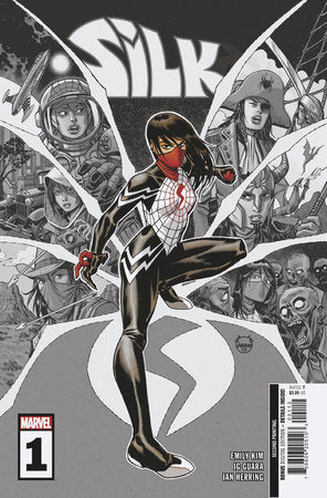 SILK (2023) #1 DAVE JOHNSON 2ND PRINTING VARIANT
