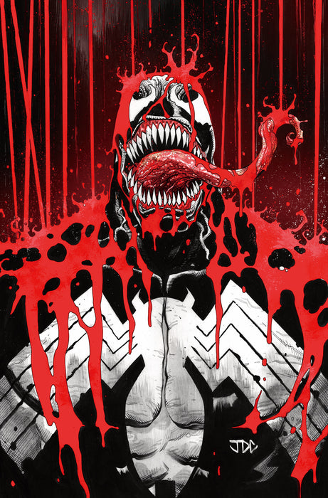 VENOM: BLACK, WHITE & BLOOD #2 1:100 JOSHUA CASSARA VIRGIN VARIANT