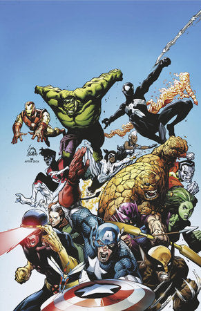 MARVEL SUPER HEROES SECRET WARS: BATTLEWORLD #1 1:100 RYAN STEGMAN VIRGIN VARIANT