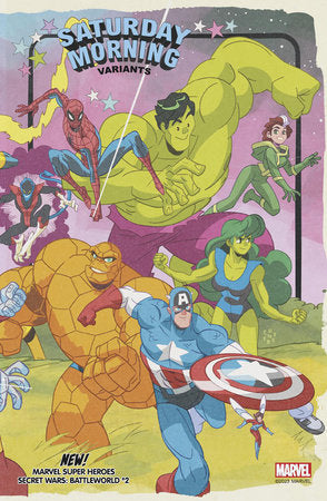 MARVEL SUPER HEROES SECRET WARS: BATTLEWORLD #2 SEAN GALLOWAY SATURDAY MORNING VARIANT