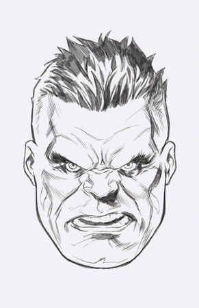 INCREDIBLE HULK (2023) #10 1:50 MARK BROOKS HEADSHOT VIRGIN SKETCH VARIANT