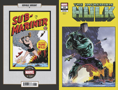 INCREDIBLE HULK (2023) #16 JAN BAZALDUA MARVEL 85TH ANNIVERSARY HOMAGE VARIANT
