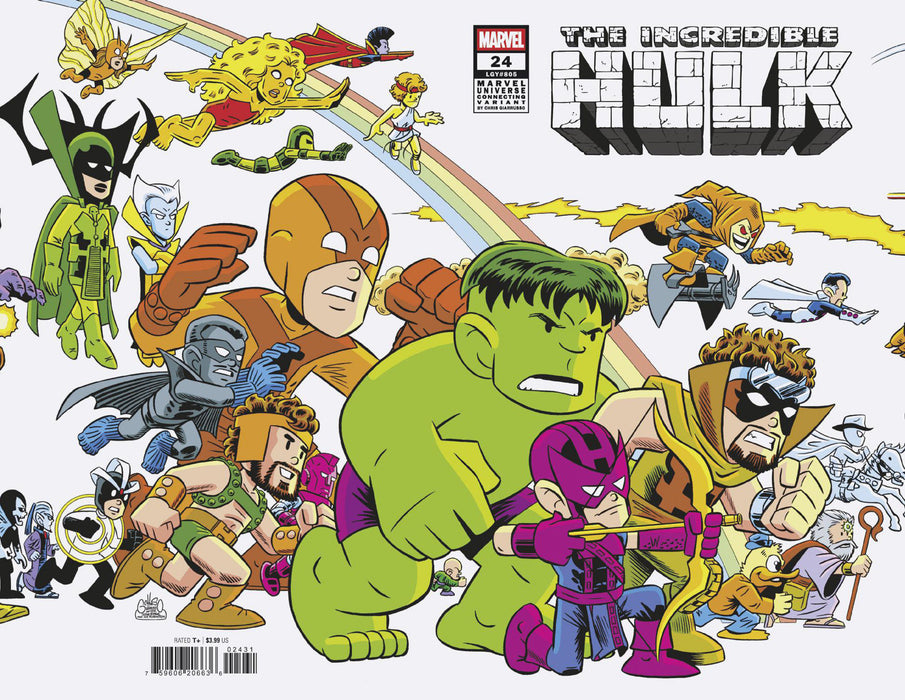 INCREDIBLE HULK (2023) #24 CHRIS GIARRUSSO MARVEL UNIVERSE CONNECTING VARIANT E