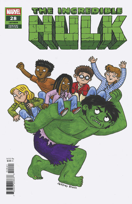 INCREDIBLE HULK (2023) #28 JEFFREY BROWN VARIANT