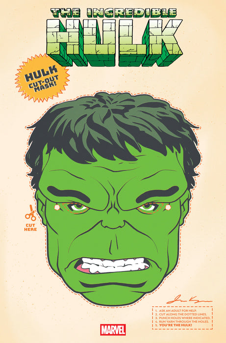 INCREDIBLE HULK #29 RETRO HALLOWEEN MASK VARIANT