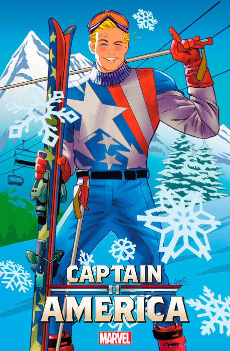 CAPTAIN AMERICA #4 GREG LAND SKI CHALET VARIANT