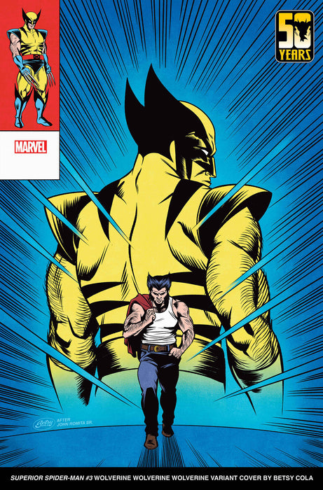 SUPERIOR SPIDER-MAN #3 BETSY COLA WOLVERINE WOLVERINE WOLVERINE VARIANT