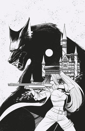 WEREWOLF BY NIGHT #1 CORIN HOWELL BLACK & WHITE VIRGIN VARIANT[1:100]