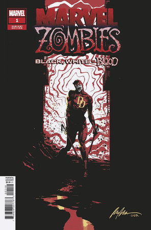MARVEL ZOMBIES: BLACK, WHITE & BLOOD #1 1:100 GABRIELE DELL'OTTO VIRGIN VARIANT