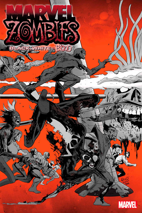 MARVEL ZOMBIES: BLACK, WHITE & BLOOD #2 1:50 GREG LAND UNEARTHED VARIANT