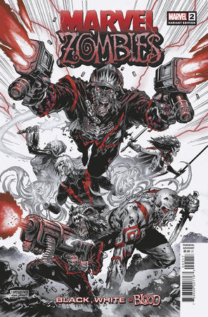 MARVEL ZOMBIES: BLACK, WHITE & BLOOD #2 1:10 CORY SMITH HOMAGE VARIANT