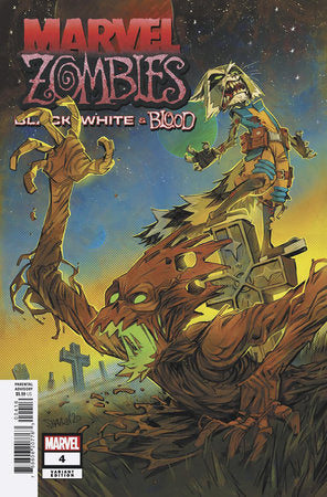 MARVEL ZOMBIES: BLACK, WHITE & BLOOD #4 1:50 HUMBERTO RAMOS UNEARTHED VARIANT