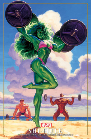 SENSATIONAL SHE-HULK #5 GREG AND TIM HILDEBRANDT SHE-HULK MARVEL MASTERPIECES III VARIANT