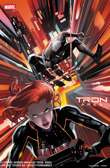 ULTIMATE SPIDER-MAN #22 JAVIER FERNANDEZ TRON: ARES VARIANT