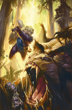 STAR WARS: EWOKS #1 1:50 BEN HARVEY VIRGIN VARIANT