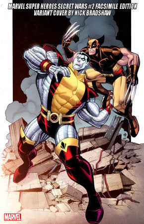 MARVEL SUPER HEROES SECRET WARS #2 1:25 FACSIMILE EDITION NICK BRADSHAW VARIANT