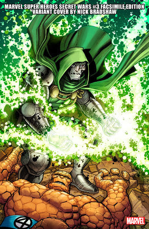 MARVEL SUPER HEROES SECRET WARS #3 1:25 FACSIMILE EDITION NICK BRADSHAW VARIANT