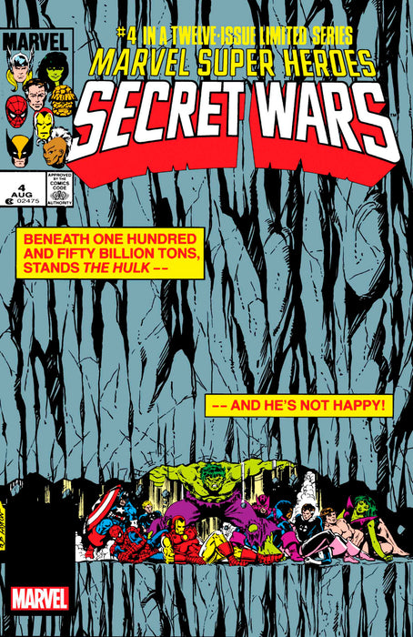 MARVEL SUPER HEROES SECRET WARS #4 FACSIMILE EDITION