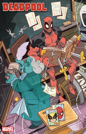 DEADPOOL (2024) #1 SEAN GALLOWAY SATURDAY MORNING CONNECTING VARIANT