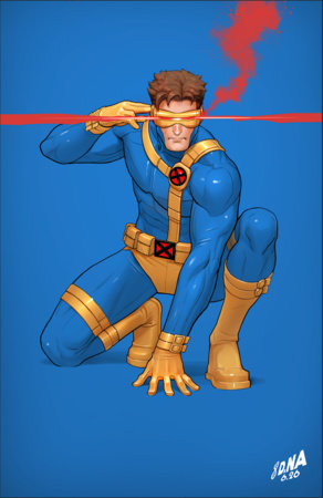 X-MEN #33 1:50 DAVID NAKAYAMA COLOR BLOCK BLUE VIRGIN VARIANT