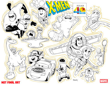 X-MEN #37 STEPHEN SEGOVIA PIXAR 40TH VARIANT [DNX]