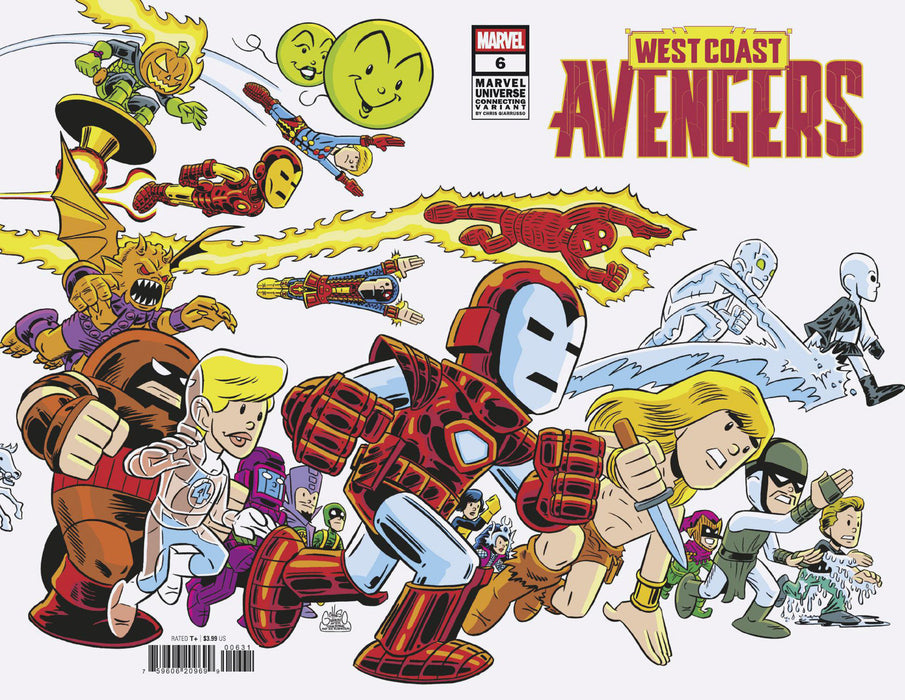 WEST COAST AVENGERS #6 CHRIS GIARRUSSO MARVEL UNIVERSE CONNECTING VARIANT F