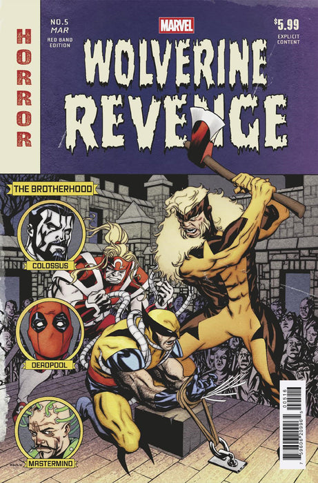 WOLVERINE: REVENGE - RED BAND #5 1:25 MIKE MCKONE HOMAGE VARIANT [POLYBAGGED]