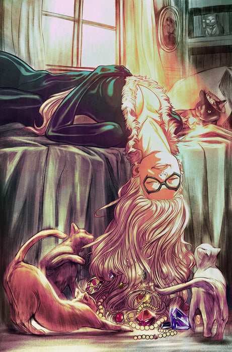 AMAZING SPIDER-MAN (2025) #1 1:50 NIMIT MALAVIA BLACK CAT VIRGIN VARIANT