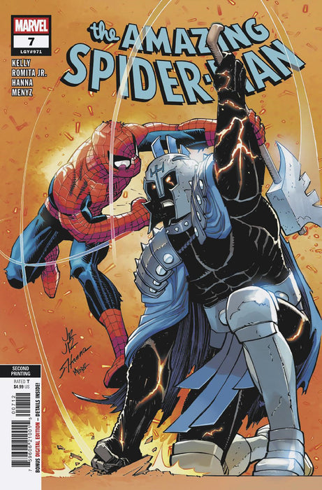 AMAZING SPIDER-MAN (2025) #7 JOHN ROMITA JR. 2ND PRINTING VARIANT