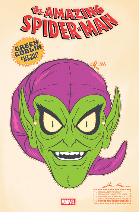 AMAZING SPIDER-MAN (2025) #12 RETRO HALLOWEEN MASK VARIANT