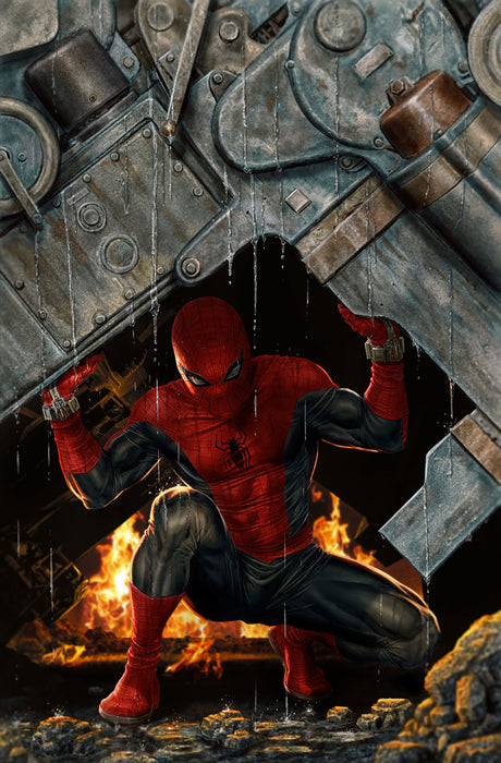AMAZING SPIDER-MAN (2025) #14 1:100 LEE BERMEJO AMAZING VISIONS VIRGIN VARIANT