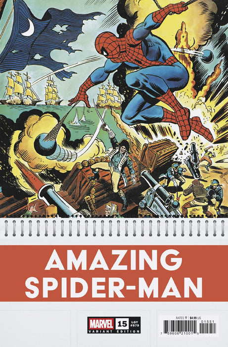 AMAZING SPIDER-MAN (2025) #15 ROSS ANDRU BICENTENNIAL CALENDAR HIDDEN GEM VARIANT