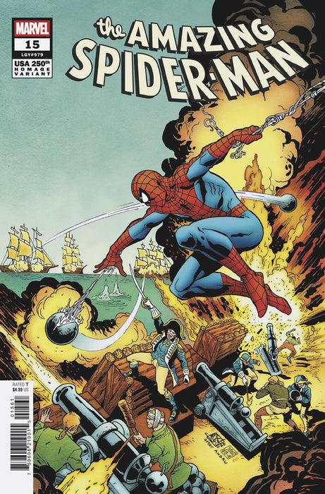 AMAZING SPIDER-MAN (2025) #15 GIUSEPPE CAMUNCOLI 250TH HOMAGE VARIANT