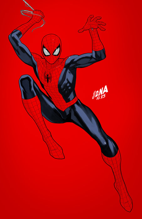 AMAZING SPIDER-MAN (2025) #21 1:50 DAVID NAKAYAMA COLOR BLOCK RED VIRGIN VARIANT